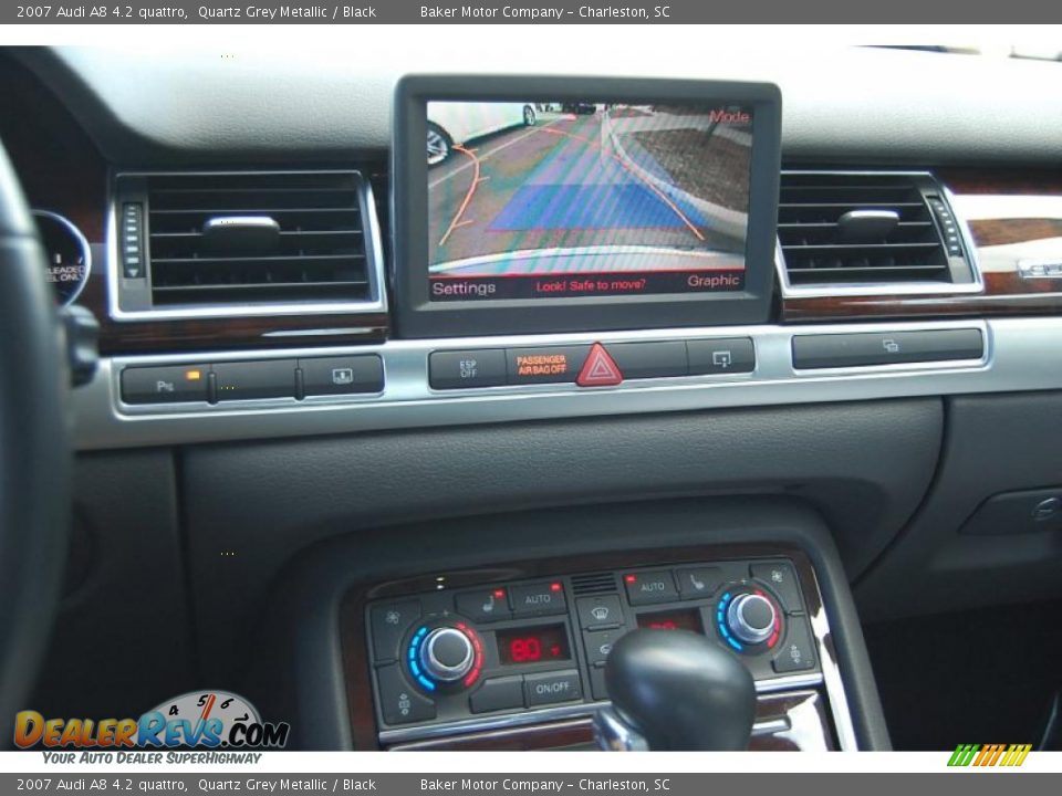 2007 Audi A8 4.2 quattro Quartz Grey Metallic / Black Photo #23