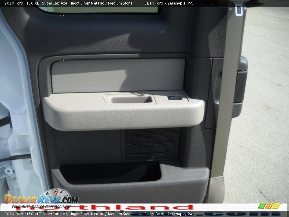 2010 Ford F150 XLT SuperCab 4x4 Ingot Silver Metallic / Medium Stone Photo #13