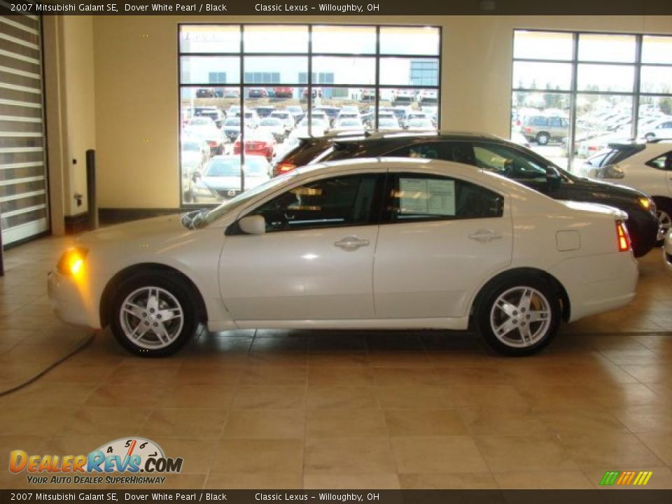 2007 Mitsubishi Galant SE Dover White Pearl / Black Photo #1