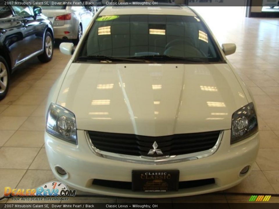 2007 Mitsubishi Galant SE Dover White Pearl / Black Photo #2