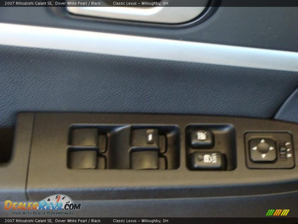 2007 Mitsubishi Galant SE Dover White Pearl / Black Photo #7