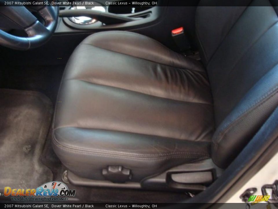 2007 Mitsubishi Galant SE Dover White Pearl / Black Photo #11