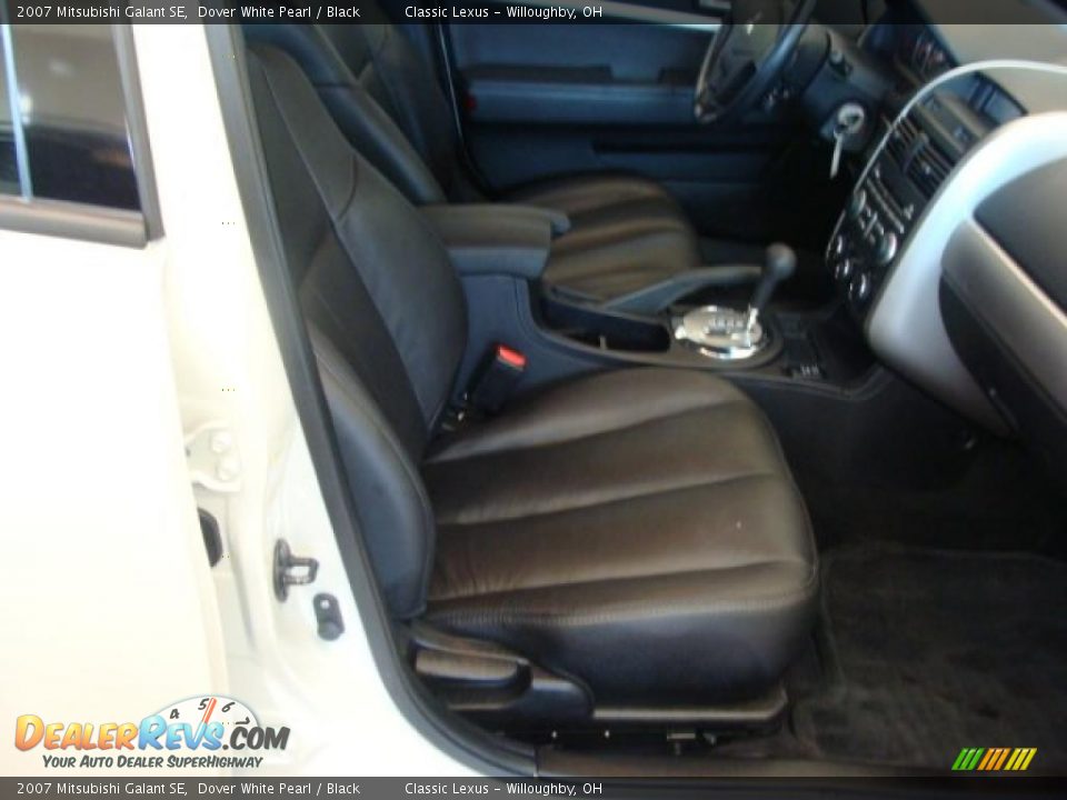 2007 Mitsubishi Galant SE Dover White Pearl / Black Photo #18
