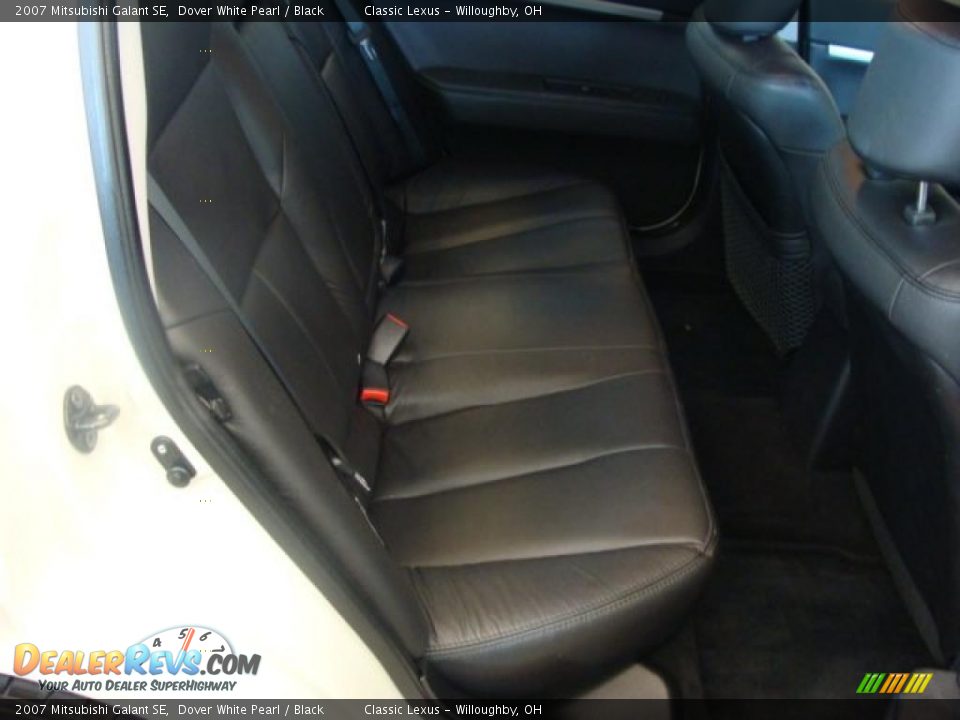 2007 Mitsubishi Galant SE Dover White Pearl / Black Photo #20
