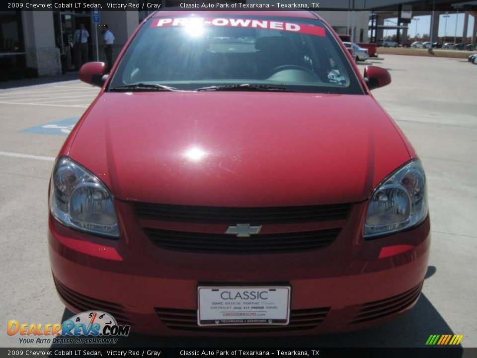 2009 Chevrolet Cobalt LT Sedan Victory Red / Gray Photo #5