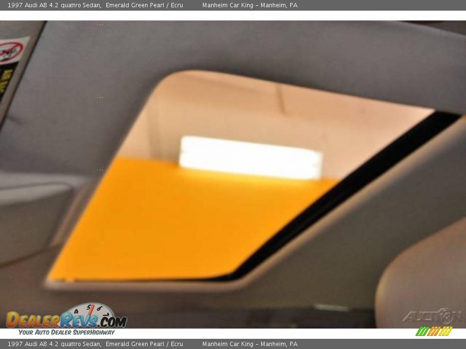 1997 Audi A8 4.2 quattro Sedan Emerald Green Pearl / Ecru Photo #10