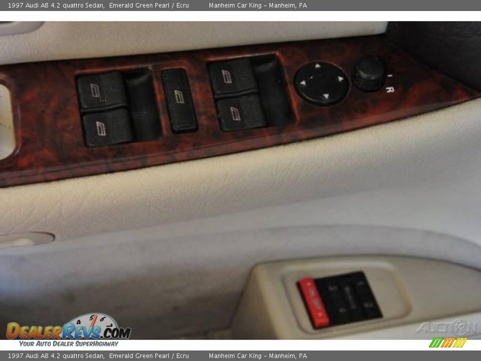 1997 Audi A8 4.2 quattro Sedan Emerald Green Pearl / Ecru Photo #12
