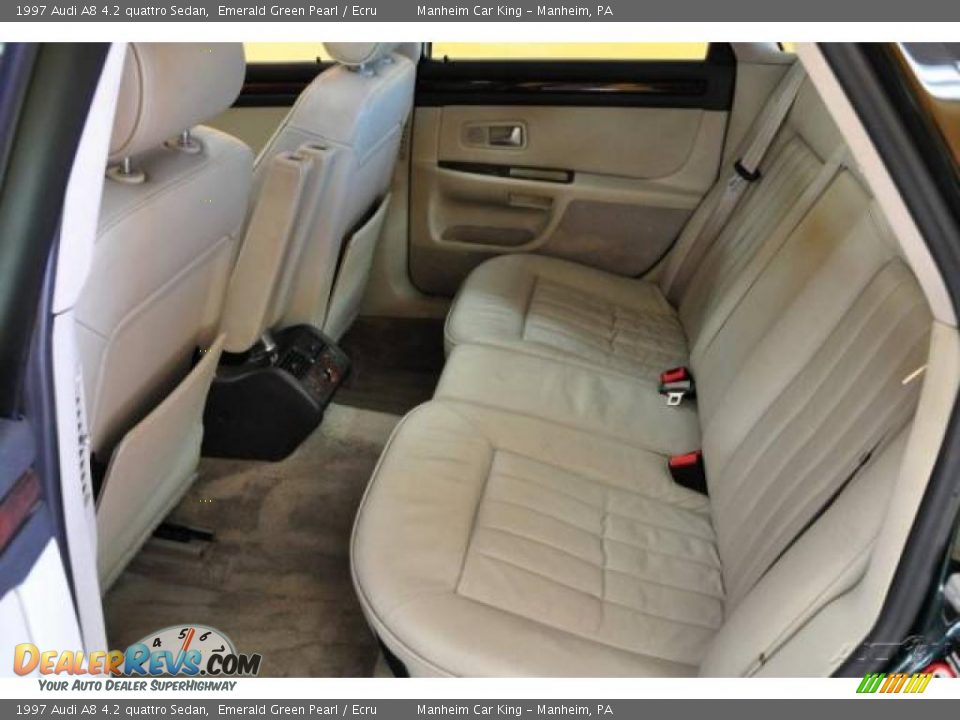 1997 Audi A8 4.2 quattro Sedan Emerald Green Pearl / Ecru Photo #13