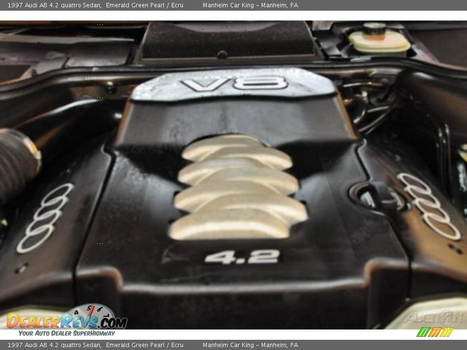 1997 Audi A8 4.2 quattro Sedan Emerald Green Pearl / Ecru Photo #20