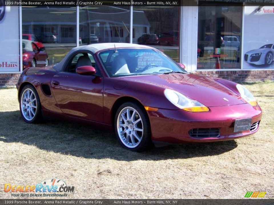 1999 Porsche Boxster Arena Red Metallic / Graphite Grey Photo #3