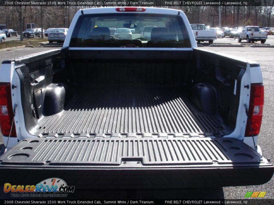 2008 Chevrolet Silverado 1500 Work Truck Extended Cab Summit White / Dark Titanium Photo #13