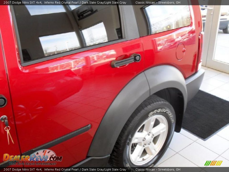 2007 Dodge Nitro SXT 4x4 Inferno Red Crystal Pearl / Dark Slate Gray/Light Slate Gray Photo #5