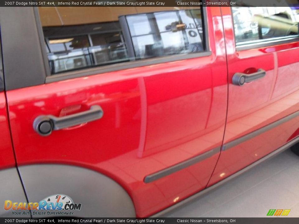 2007 Dodge Nitro SXT 4x4 Inferno Red Crystal Pearl / Dark Slate Gray/Light Slate Gray Photo #11