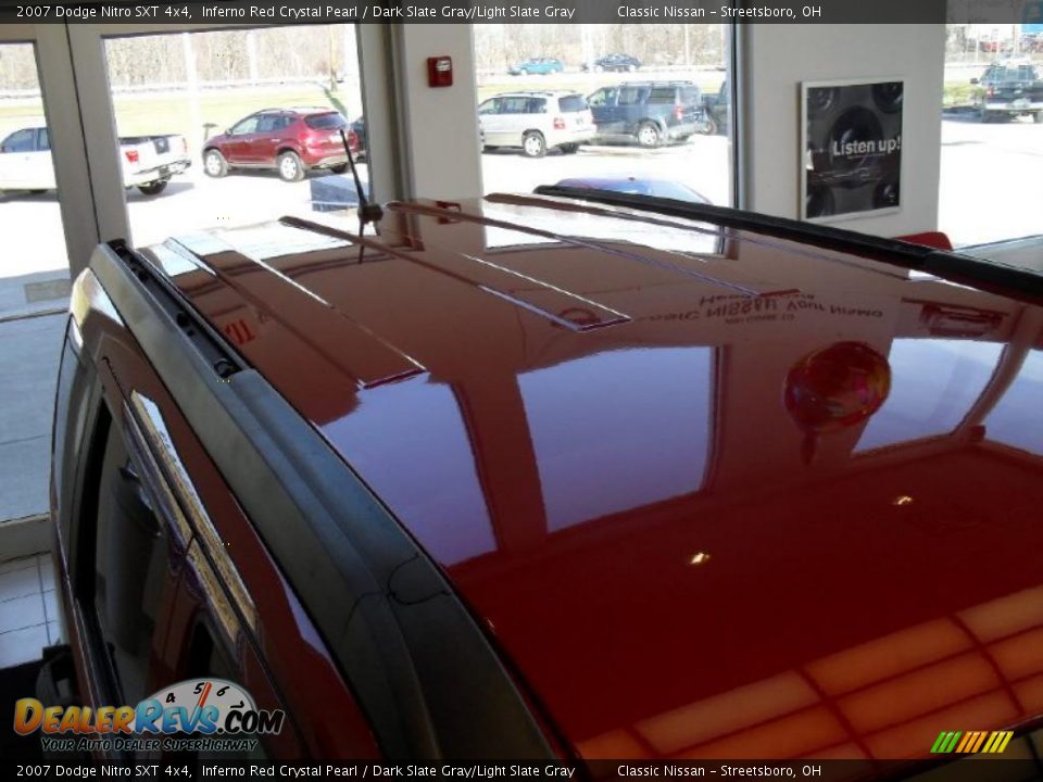 2007 Dodge Nitro SXT 4x4 Inferno Red Crystal Pearl / Dark Slate Gray/Light Slate Gray Photo #13