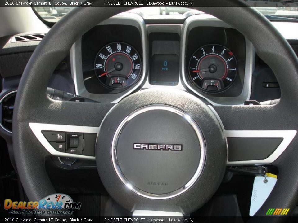 2010 Chevrolet Camaro LT Coupe Black / Gray Photo #10