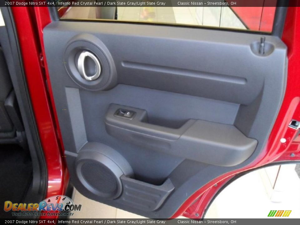 2007 Dodge Nitro SXT 4x4 Inferno Red Crystal Pearl / Dark Slate Gray/Light Slate Gray Photo #21