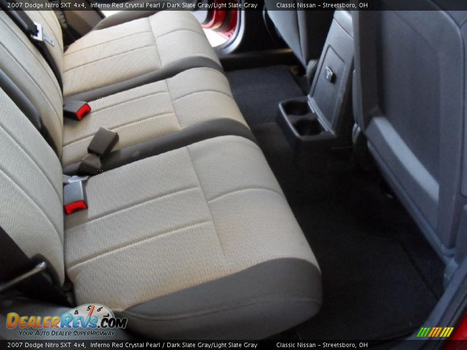2007 Dodge Nitro SXT 4x4 Inferno Red Crystal Pearl / Dark Slate Gray/Light Slate Gray Photo #22