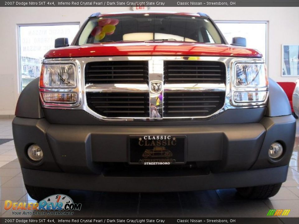 2007 Dodge Nitro SXT 4x4 Inferno Red Crystal Pearl / Dark Slate Gray/Light Slate Gray Photo #27