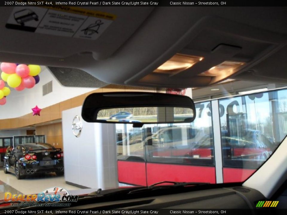 2007 Dodge Nitro SXT 4x4 Inferno Red Crystal Pearl / Dark Slate Gray/Light Slate Gray Photo #29