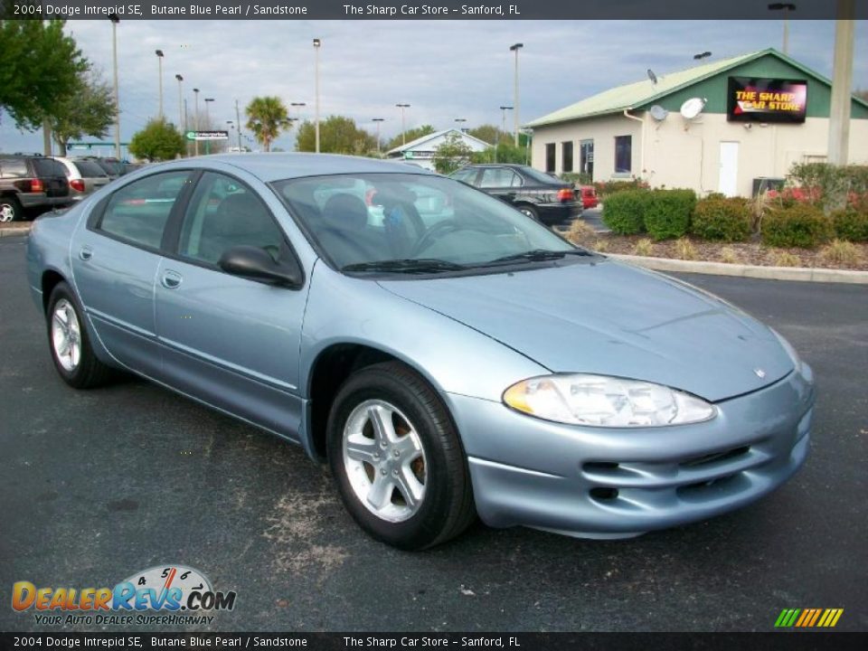 2004 Dodge Intrepid SE Butane Blue Pearl / Sandstone Photo #3