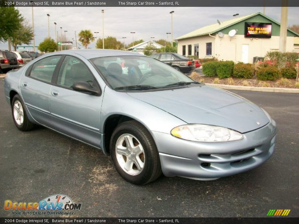 2004 Dodge Intrepid SE Butane Blue Pearl / Sandstone Photo #4