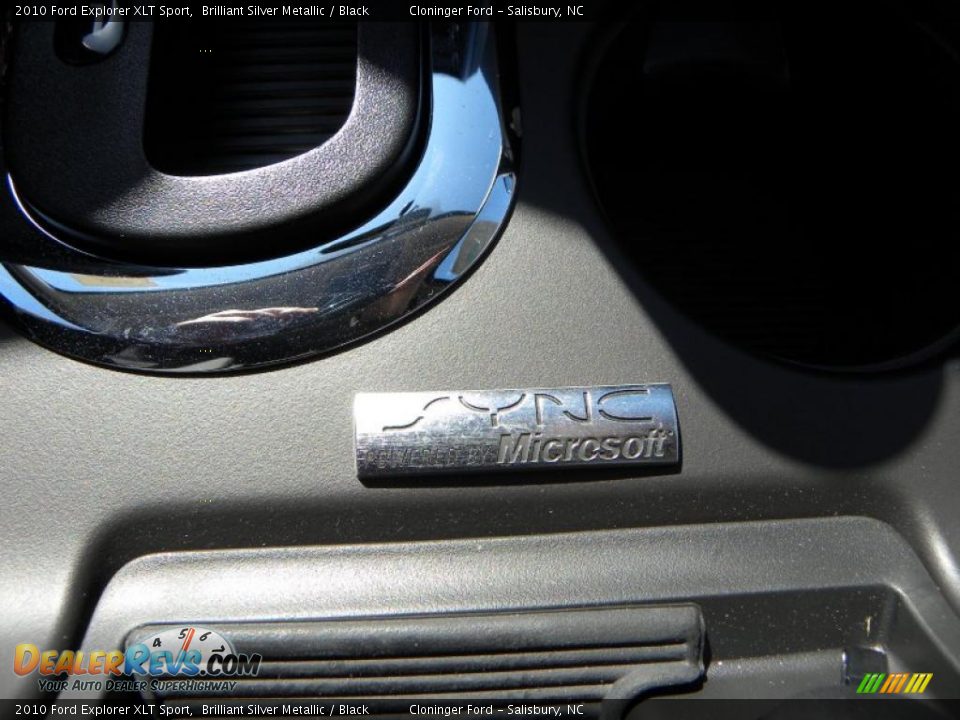 2010 Ford Explorer XLT Sport Brilliant Silver Metallic / Black Photo #24