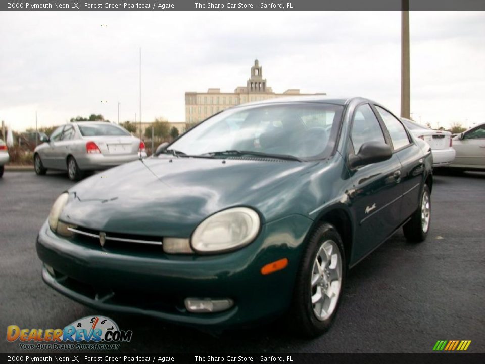 2000 Plymouth Neon LX Forest Green Pearlcoat / Agate Photo #1