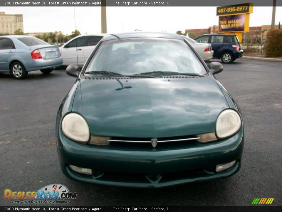 2000 Plymouth Neon LX Forest Green Pearlcoat / Agate Photo #2