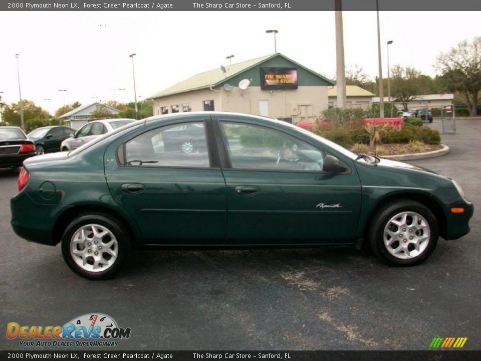 2000 Plymouth Neon LX Forest Green Pearlcoat / Agate Photo #4