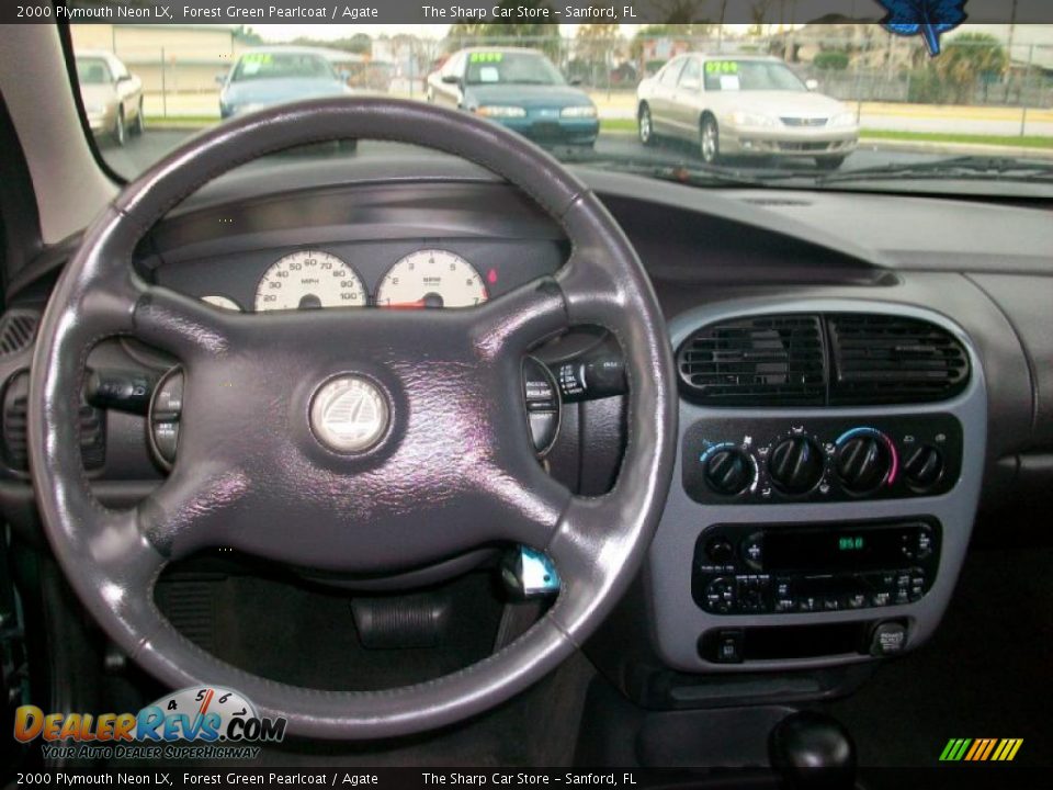 2000 Plymouth Neon LX Forest Green Pearlcoat / Agate Photo #7