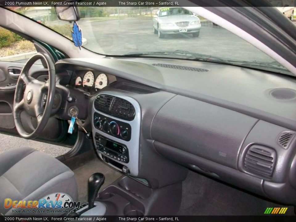 2000 Plymouth Neon LX Forest Green Pearlcoat / Agate Photo #9
