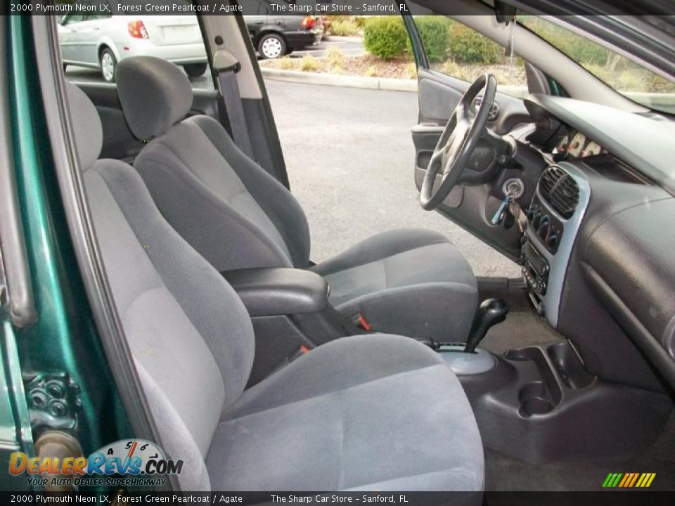 2000 Plymouth Neon LX Forest Green Pearlcoat / Agate Photo #10