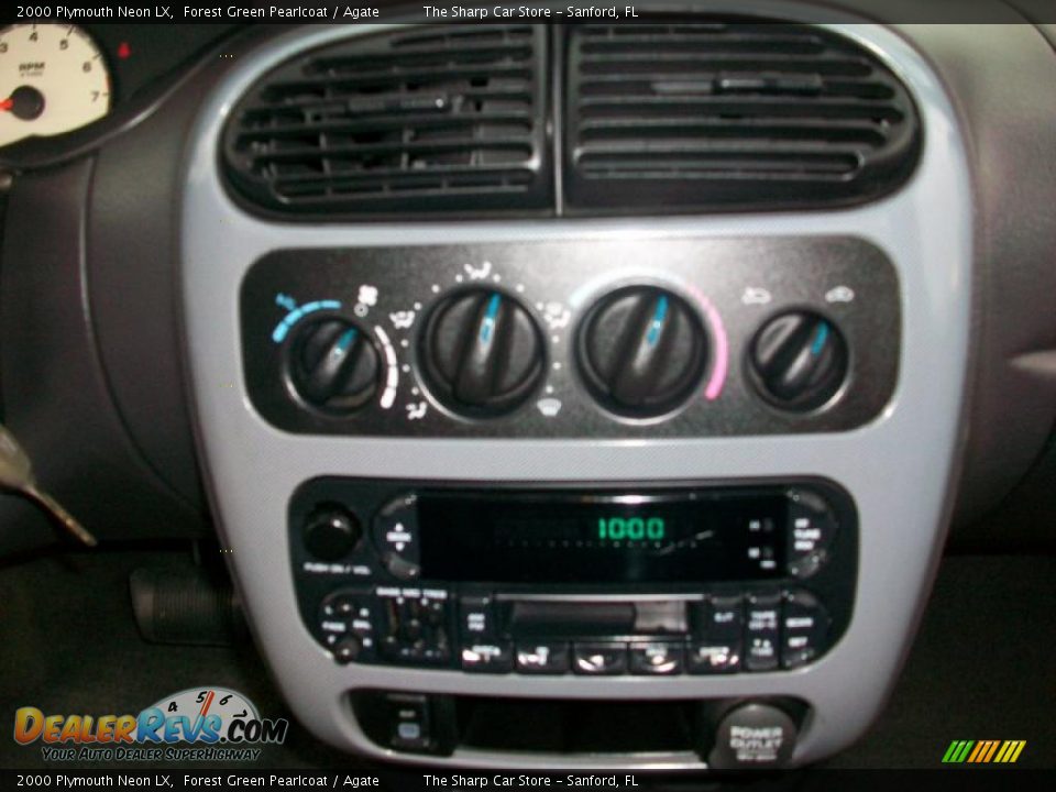 2000 Plymouth Neon LX Forest Green Pearlcoat / Agate Photo #11