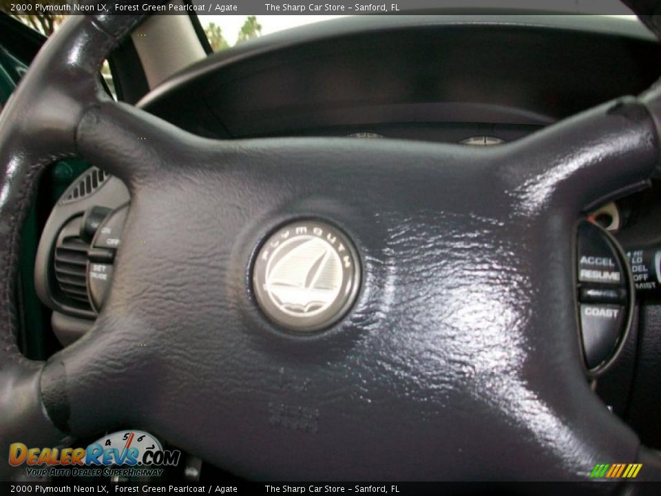 2000 Plymouth Neon LX Forest Green Pearlcoat / Agate Photo #12