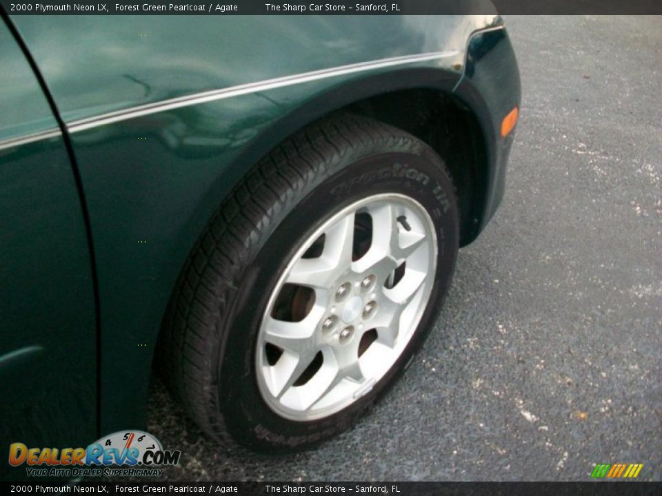 2000 Plymouth Neon LX Forest Green Pearlcoat / Agate Photo #14