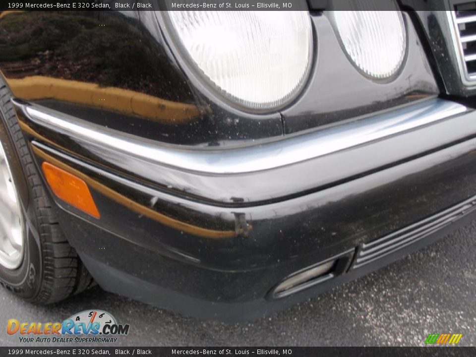 1999 Mercedes-Benz E 320 Sedan Black / Black Photo #4