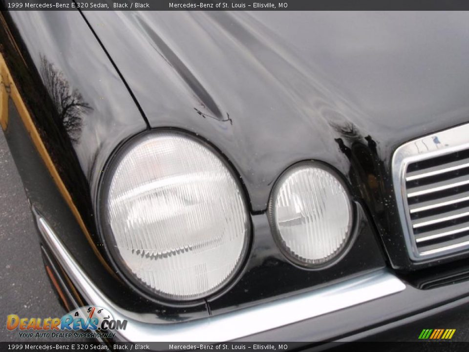 1999 Mercedes-Benz E 320 Sedan Black / Black Photo #5