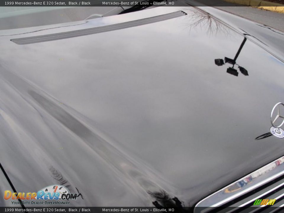 1999 Mercedes-Benz E 320 Sedan Black / Black Photo #6