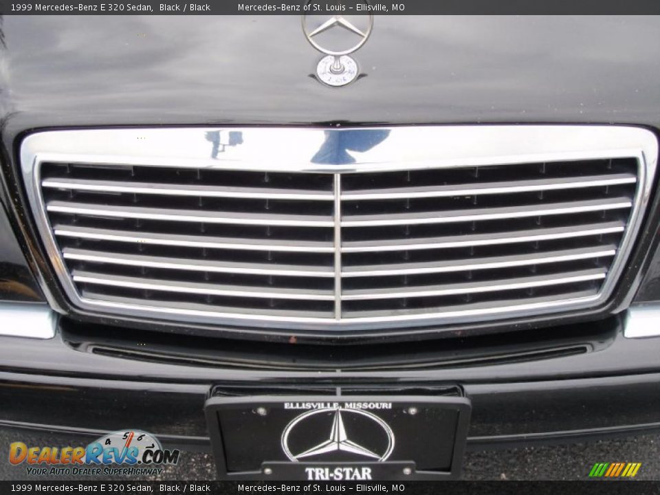1999 Mercedes-Benz E 320 Sedan Black / Black Photo #7