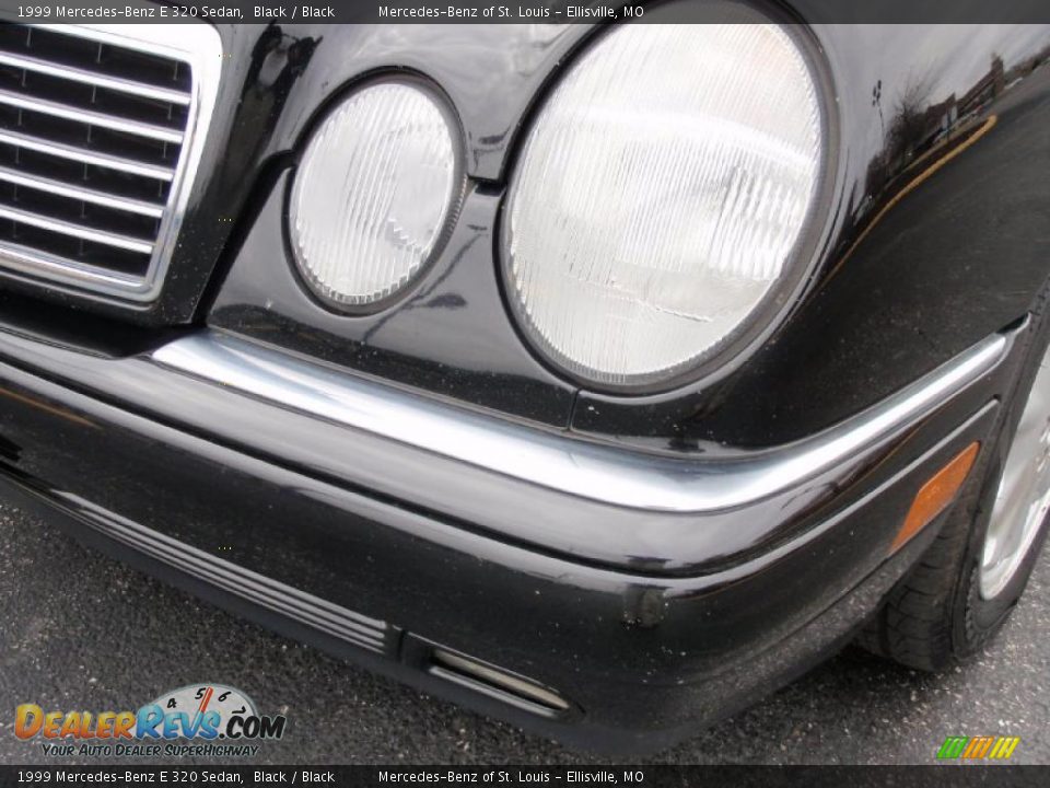 1999 Mercedes-Benz E 320 Sedan Black / Black Photo #8