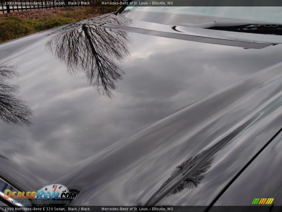 1999 Mercedes-Benz E 320 Sedan Black / Black Photo #9