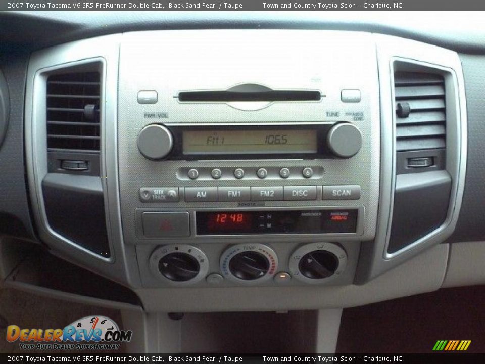 2007 Toyota Tacoma V6 SR5 PreRunner Double Cab Black Sand Pearl / Taupe Photo #8