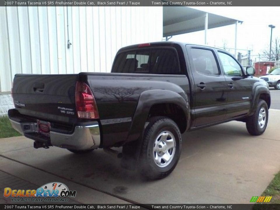 2007 Toyota Tacoma V6 SR5 PreRunner Double Cab Black Sand Pearl / Taupe Photo #16