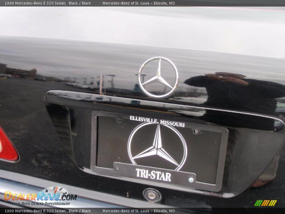 1999 Mercedes-Benz E 320 Sedan Black / Black Photo #21