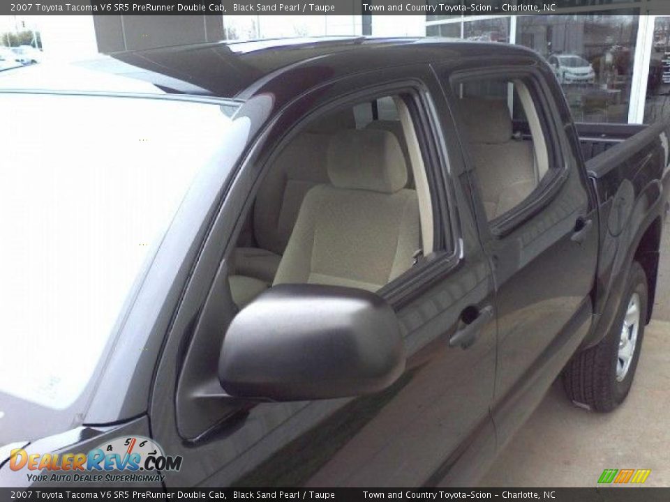 2007 Toyota Tacoma V6 SR5 PreRunner Double Cab Black Sand Pearl / Taupe Photo #20