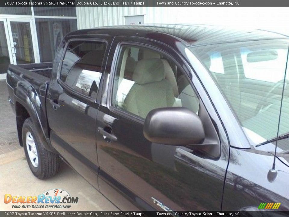 2007 Toyota Tacoma V6 SR5 PreRunner Double Cab Black Sand Pearl / Taupe Photo #21