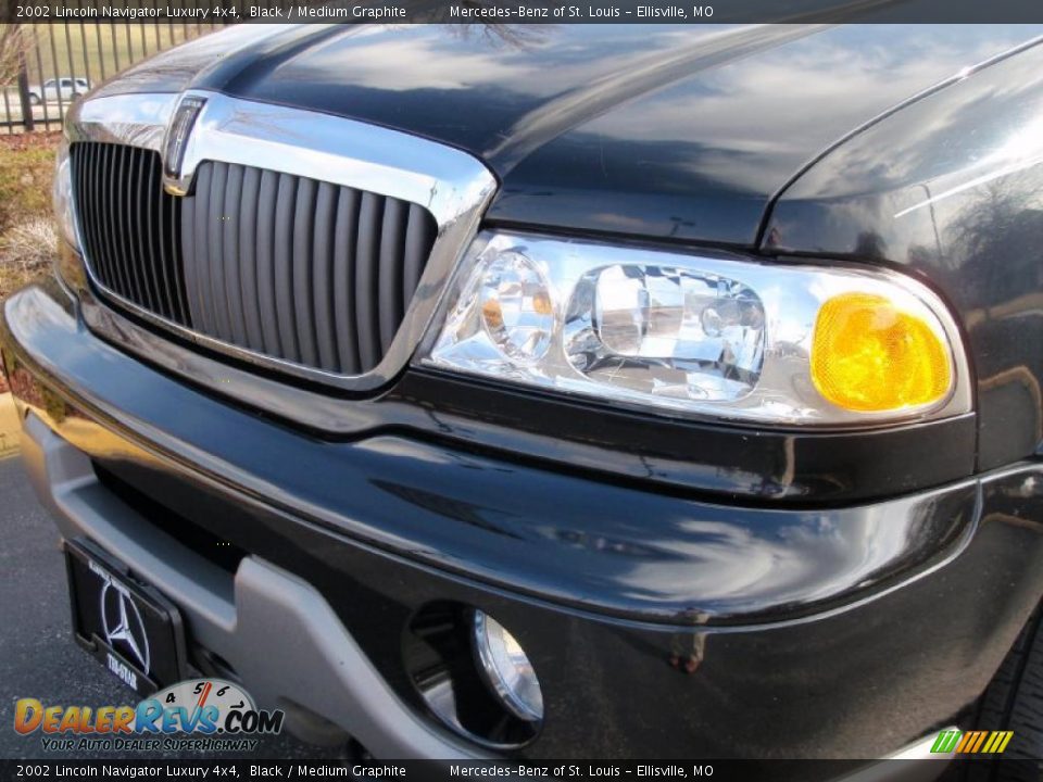 2002 Lincoln Navigator Luxury 4x4 Black / Medium Graphite Photo #5