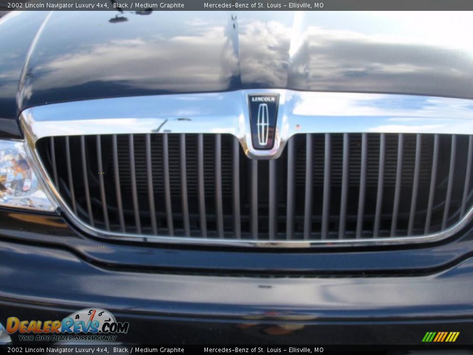 2002 Lincoln Navigator Luxury 4x4 Black / Medium Graphite Photo #6