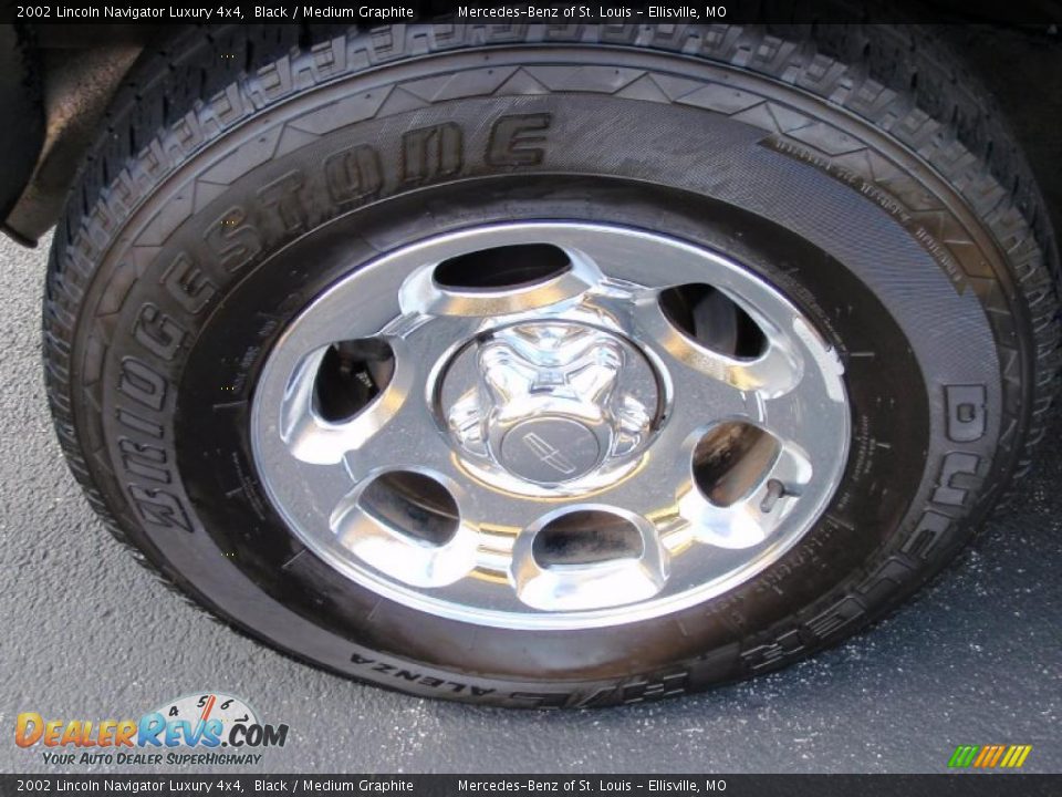 2002 Lincoln Navigator Luxury 4x4 Black / Medium Graphite Photo #19