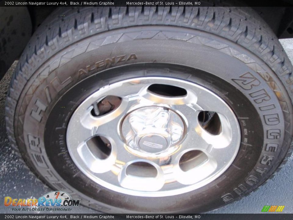 2002 Lincoln Navigator Luxury 4x4 Black / Medium Graphite Photo #24